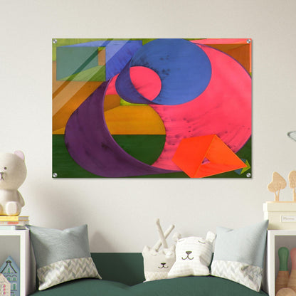 Indigo - Al Held Acrylic Print - 70x100 cm / 28x40″ inches