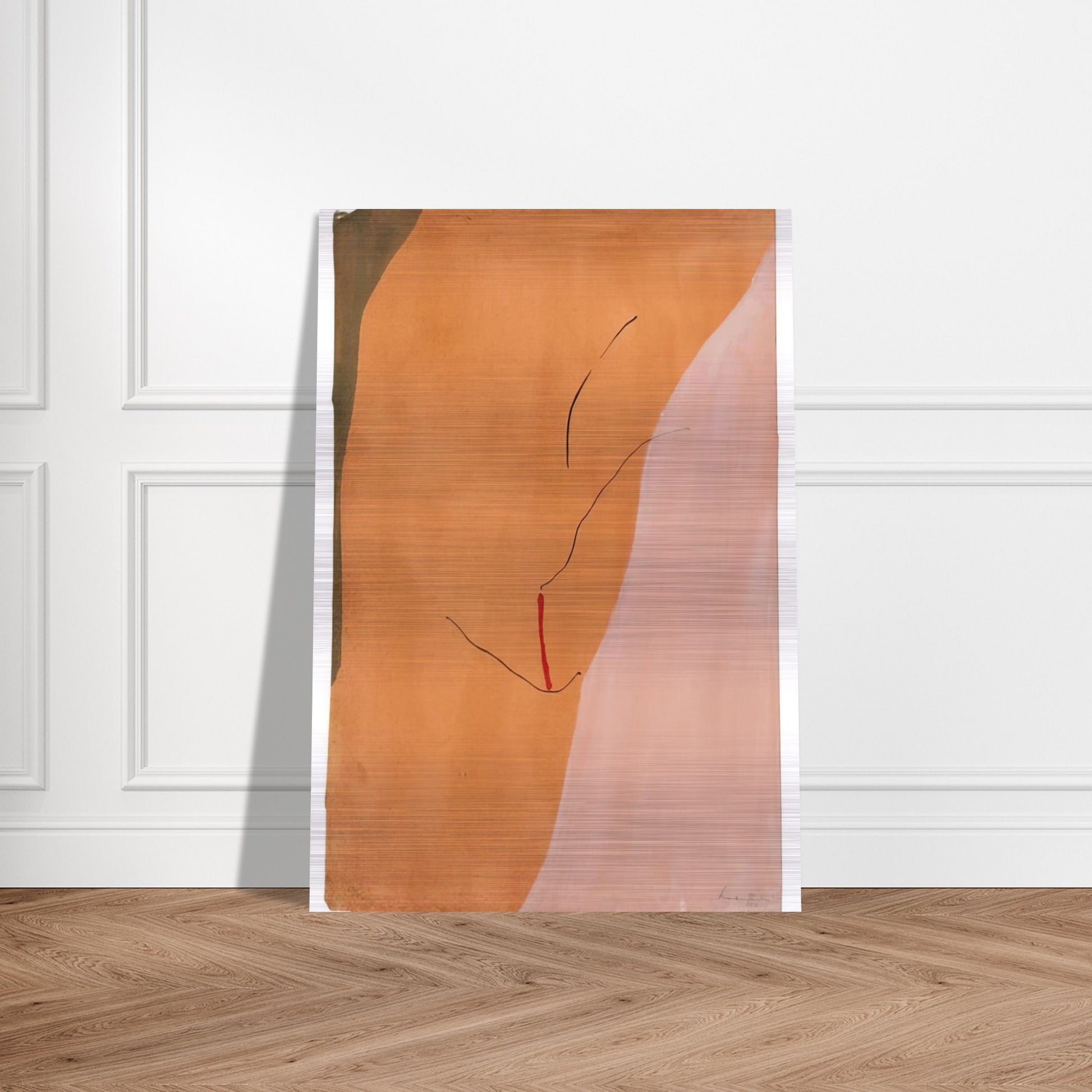Sanguine Mood - 1971 - Helen Frankenthaler Brushed Aluminum Print - 70x100 cm / 28x40 inches | Helen Frankenthaler Aluminum Print | Helen Frankenthaler Prints
