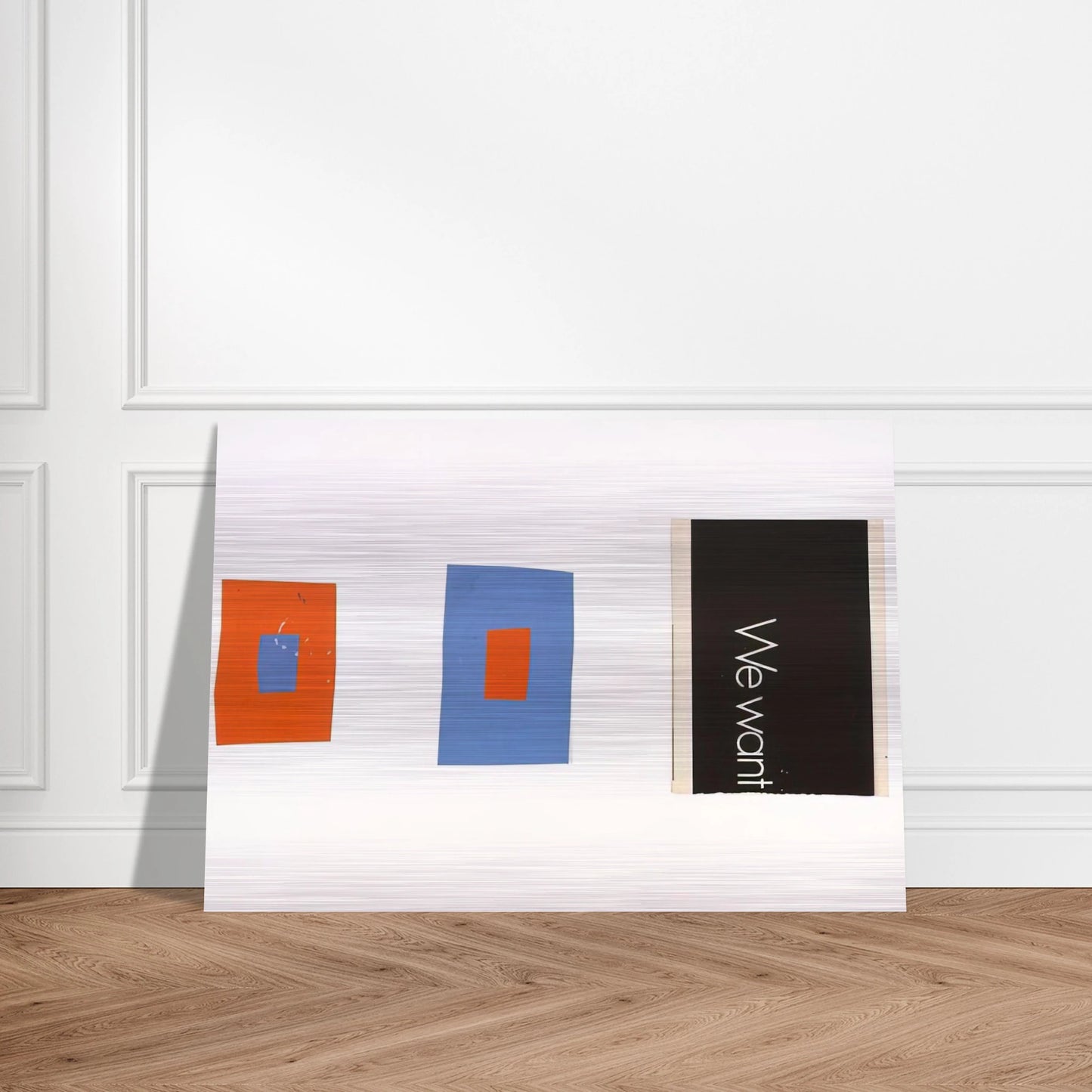 Tablet #105 - Ellsworth Kelly Brushed Aluminum Print - 70x100 cm / 28x40 inches | Ellsworth Kelly Aluminum Print | Ellsworth Kelly Prints