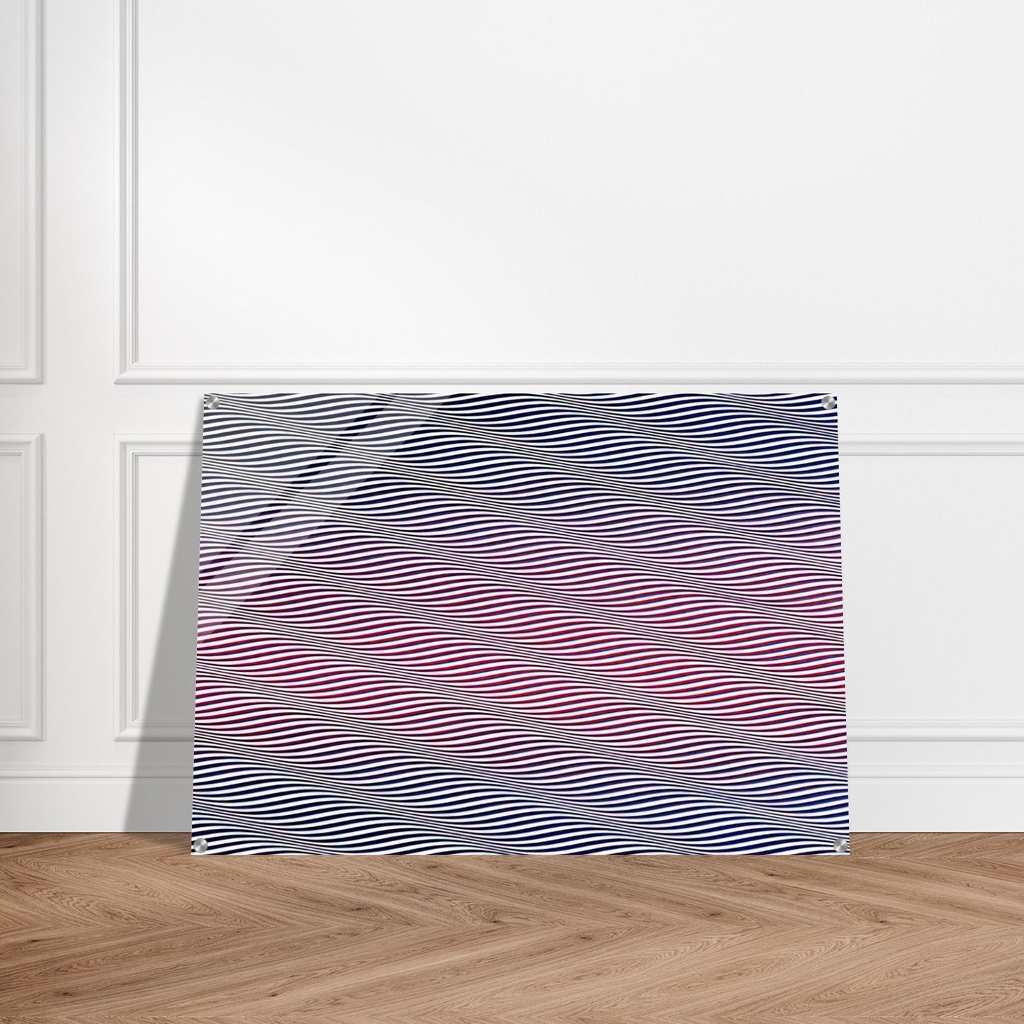 CATARACT 3 1967 - Bridget Riley Acrylic Print - 70x100 cm / 28x40″ inches