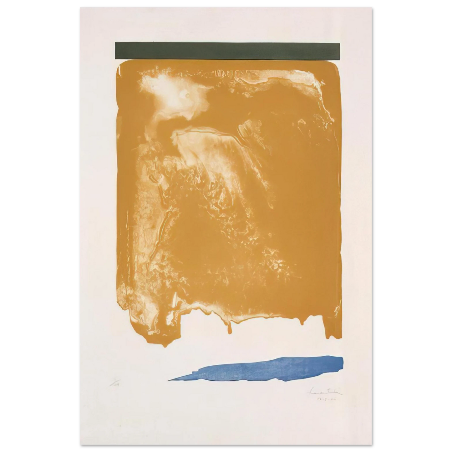 Helen Frankenthaler - Persian Garden - 1966 Wall art - 50x70 cm / 20x28 inches - Fine Art Poster-canvas - -