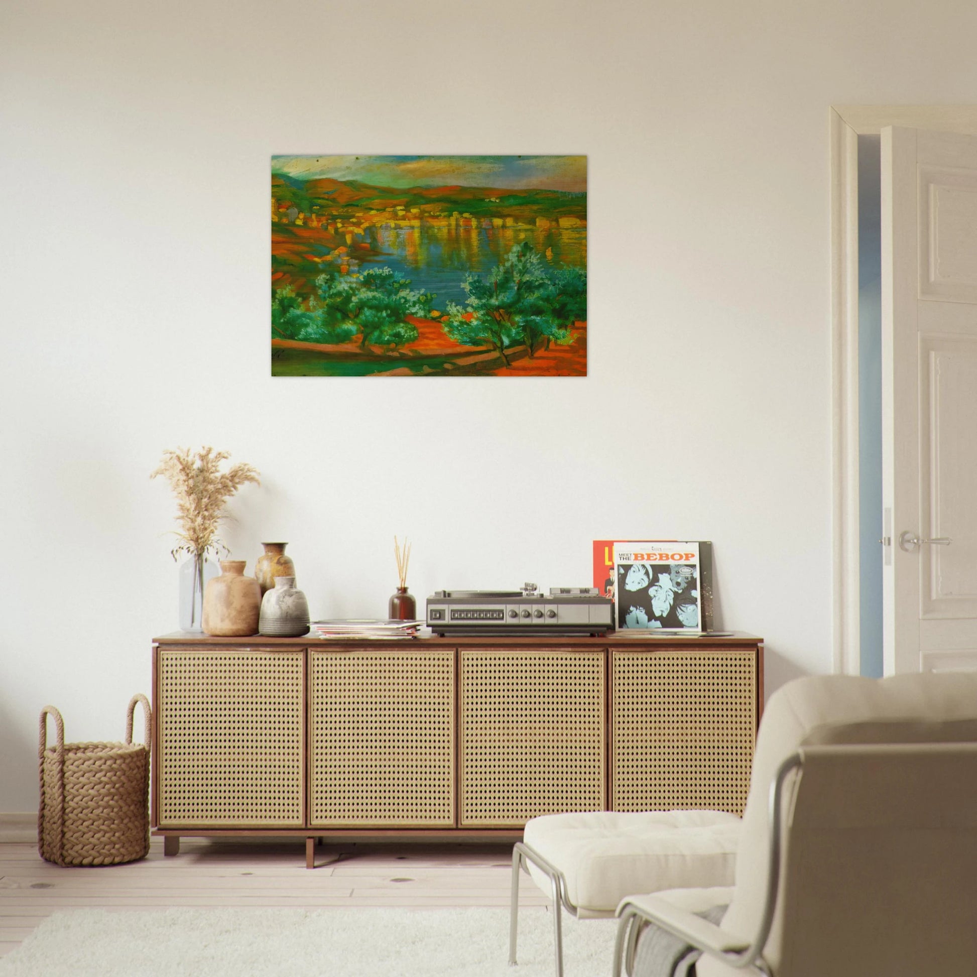 FESTIVAL OF ST LUCIA AT VILLAMALLA - Salvador Dali Brushed Aluminum Print - 70x100 cm / 28x40 inches | Salvador Dali Aluminum Print | Salvador Dali Prints