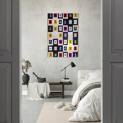 The Great Mystery II - 1960 - Alfred Jensen Brushed Aluminum Print - 70x100 cm / 28x40 inches | Alfred Jensen Aluminum Print | Alfred Jensen Prints