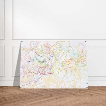 Polytropos - 1982 - Nancy Graves Acrylic Print - 70x100 cm / 28x40″ inches
