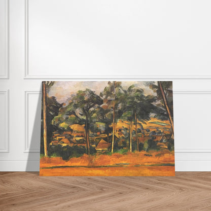 Village in the Provence - Paul Cézanne Brushed Aluminum Print - 70x100 cm / 28x40 inches | Paul Cézanne Aluminum Print | Paul Cézanne Prints