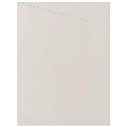 Robert Ryman - Blue Line - Minimalism  75x100 cm / 30x40inches Fine Art Poster