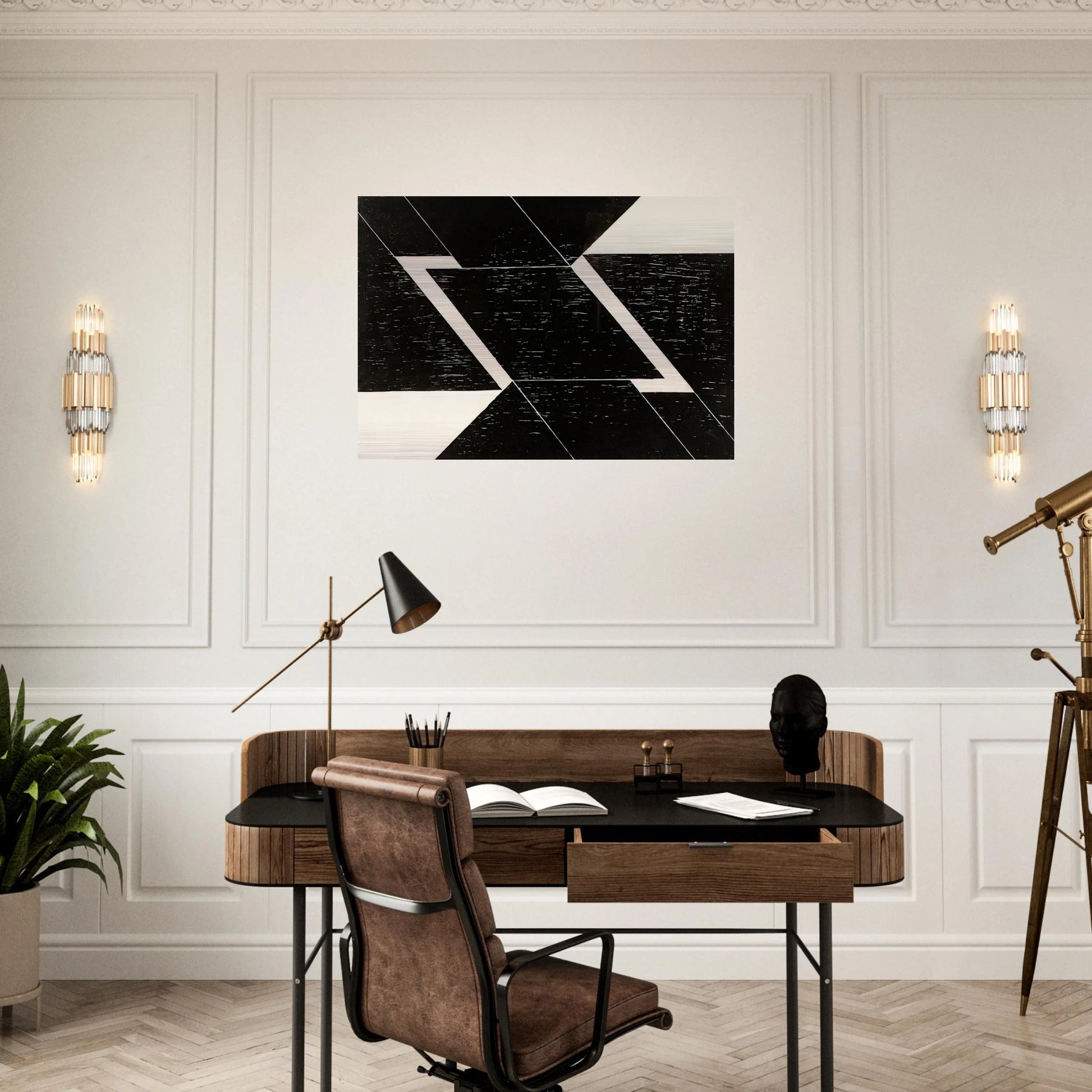 Tecelar - 1955 - Lygia Pape Brushed Aluminum Print - 70x100 cm / 28x40 inches | Lygia Pape Aluminum Print | Lygia Pape Prints
