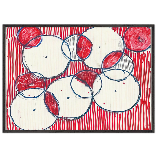 BE CALME OCTOBER 1ST 31ST 2004 - Louise Bourgeois 70x100 cm / 28x40 inches Framed Art Print – Black Wooden Frame