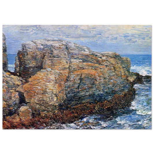 Sylph's Rock - Childe Hassam Brushed Aluminum Print - 70x100 cm / 28x40 inches | Childe Hassam Aluminum Print | Childe Hassam Prints