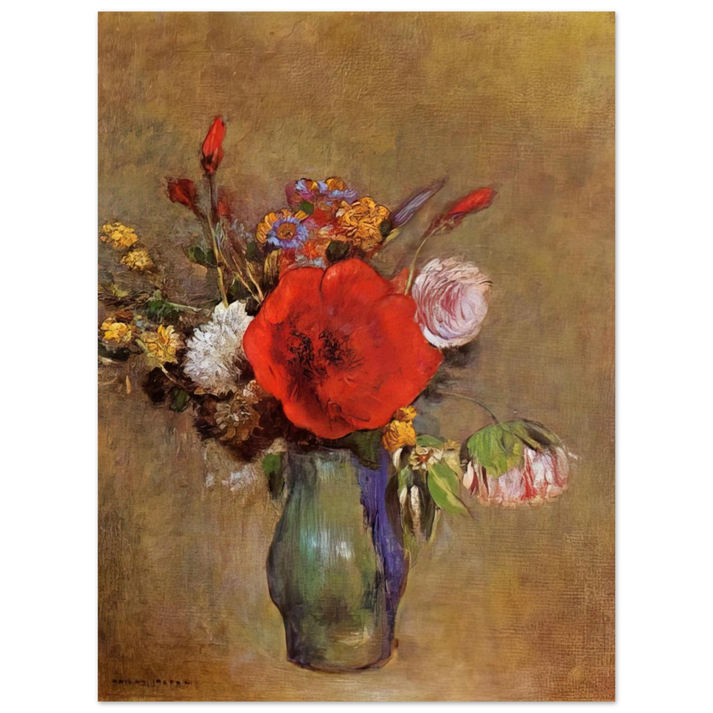 Odilon Redon - VASE OF FLOWERS 11  75x100 cm / 30x40inches Fine Art Poster