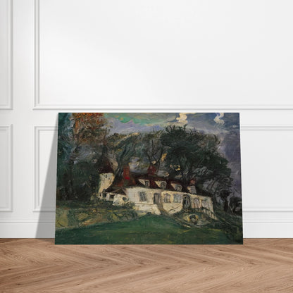 HOUSE AT OISEME 1934 - Chaim Soutine Brushed Aluminum Print - 70x100 cm / 28x40 inches | Chaim Soutine Aluminum Print | Chaim Soutine Prints