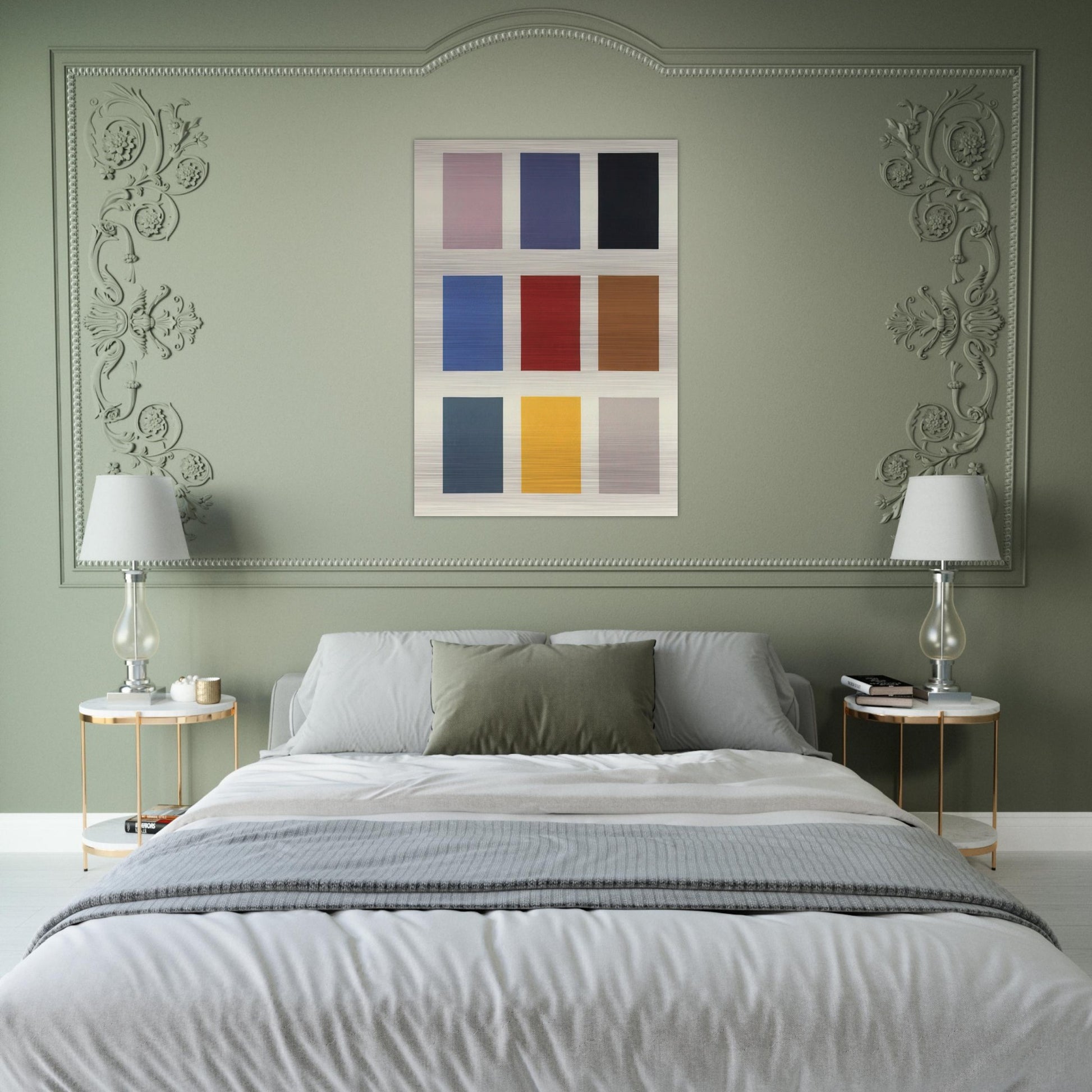 COLOR CHART NO 139 1 1966 - Gerhard Richter Brushed Aluminum Print - 70x100 cm / 28x40 inches | Gerhard Richter Aluminum Print | Gerhard Richter Prints