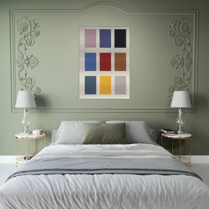 COLOR CHART NO 139 1 1966 - Gerhard Richter Brushed Aluminum Print - 70x100 cm / 28x40 inches | Gerhard Richter Aluminum Print | Gerhard Richter Prints