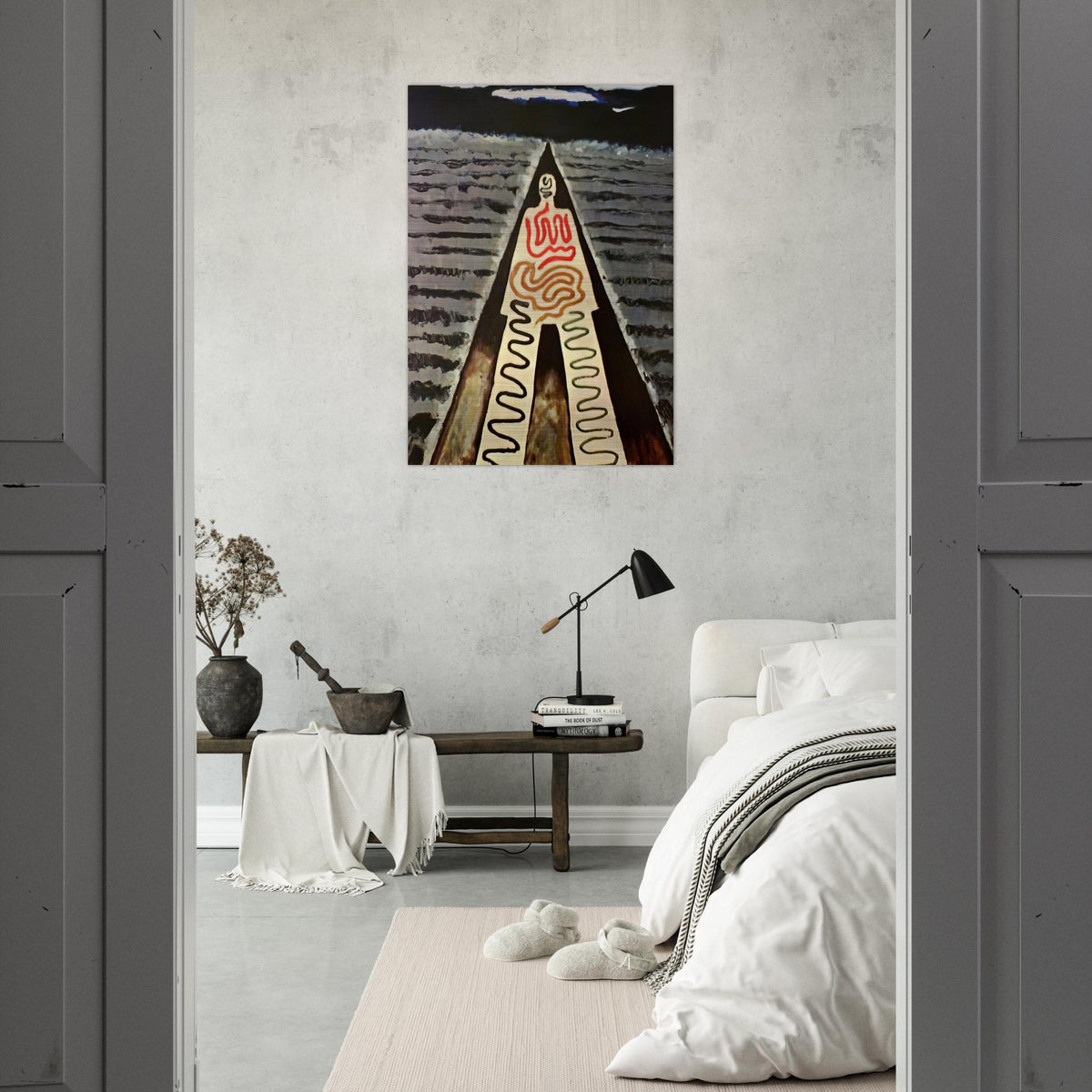 A NIGHT AT SAINT JEAN - Man Ray Brushed Aluminum Print - 70x100 cm / 28x40 inches | Man Ray Aluminum Print | Man Ray Prints