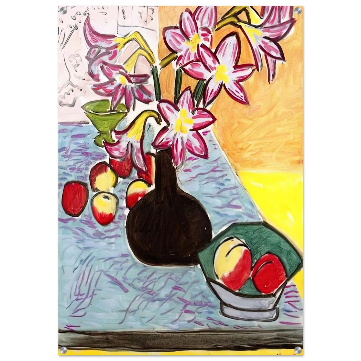 VASE OF AMARYLLIS 1941 - Henri Matisse Acrylic Print - 70x100 cm / 28x40″ inches