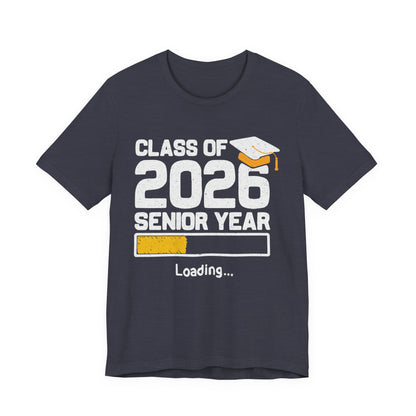 Abschluss-T-Shirt für den Jahrgang 2026, Abschluss-Shirt, Unisex-Abschlussgeschenk, Kleidung für Highschool-Absolventen, T-Shirt für Studienanfänger