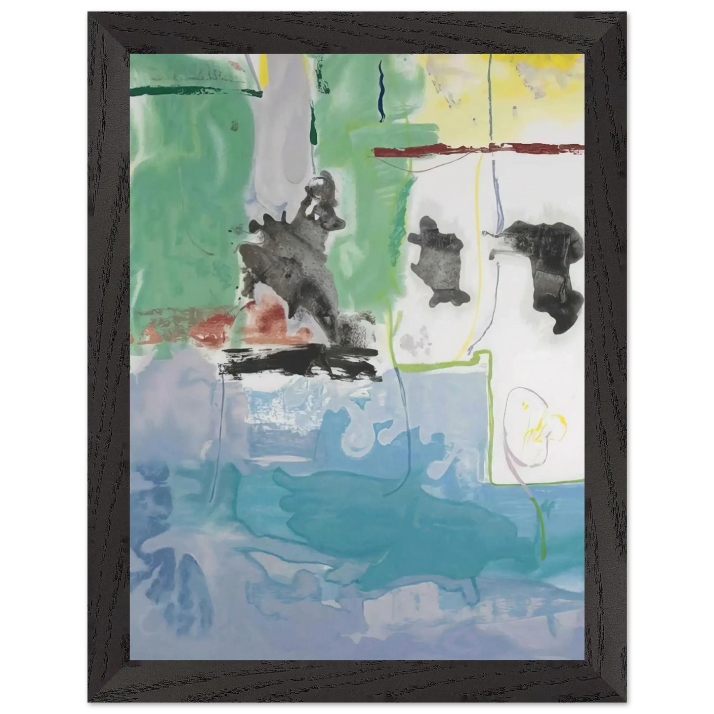 Helen Frankenthaler - West Wind - 1997 Wall art - A0 (84.1 x 118.9  cm) - Fine Art Poster - -