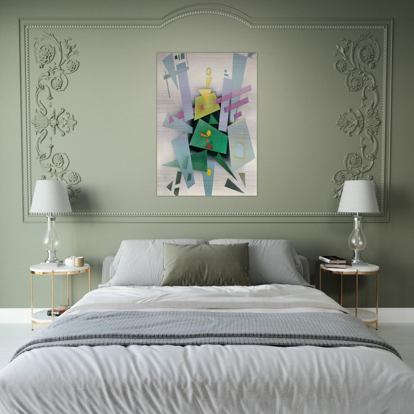 INVENTION COMPOSITION 31 1933 - Rudolf Bauer Brushed Aluminum Print - 70x100 cm / 28x40 inches | Rudolf Bauer Aluminum Print | Rudolf Bauer Prints