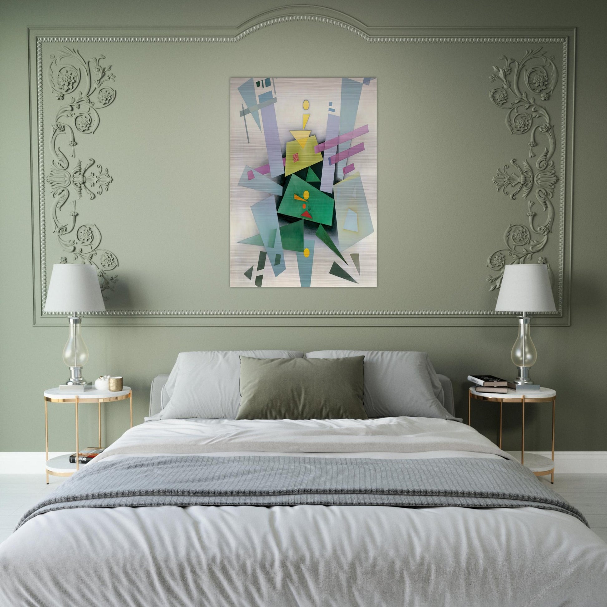 INVENTION COMPOSITION 31 1933 - Rudolf Bauer Brushed Aluminum Print - 70x100 cm / 28x40 inches | Rudolf Bauer Aluminum Print | Rudolf Bauer Prints