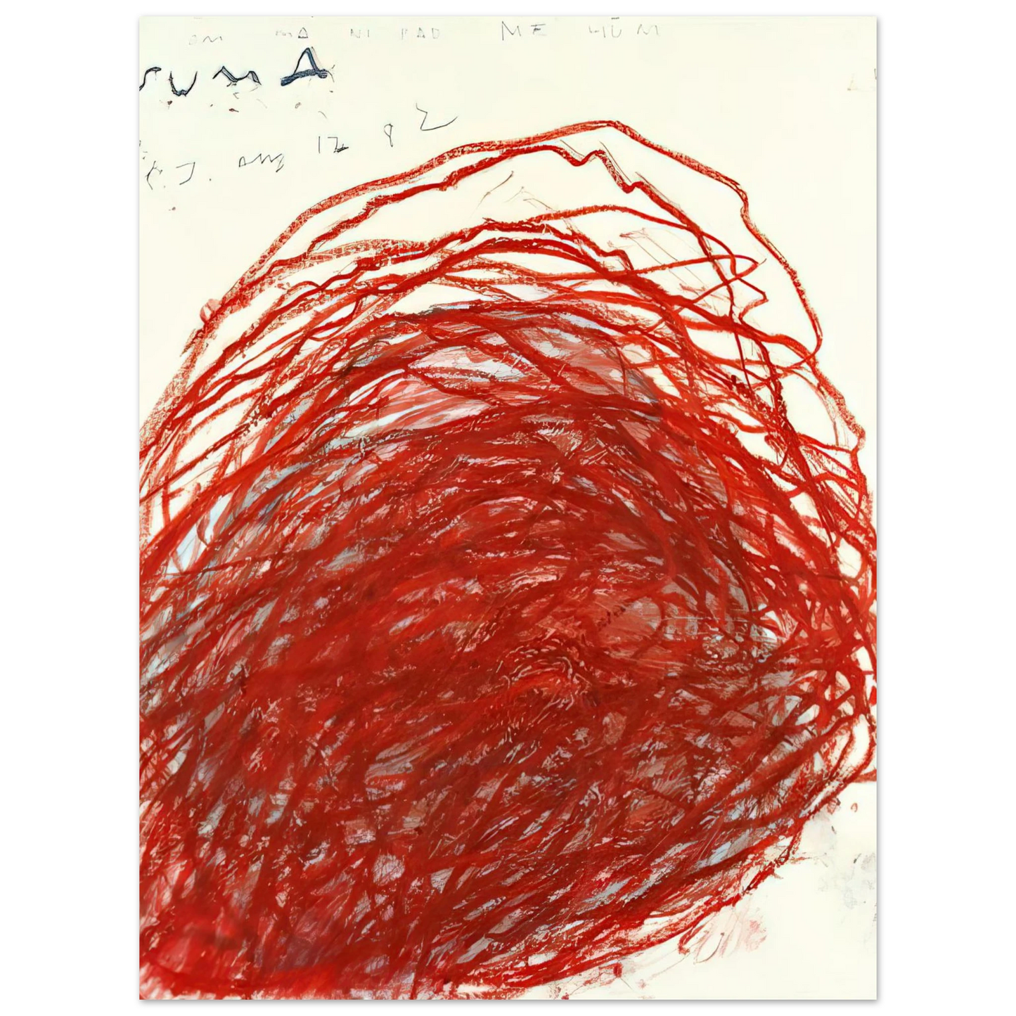 Cy Twombly - Suma  75x100 cm / 30x40inches Fine Art Poster