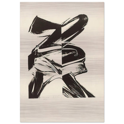 Untitled From a Laugh without Mouth - Karl Otto Gotz Brushed Aluminum Print - 70x100 cm / 28x40 inches | Karl Otto Gotz Aluminum Print | Karl Otto Gotz Prints