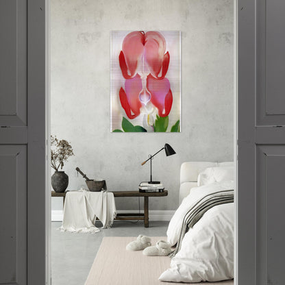 Bleeding Heart - Georgia O'Keeffe Brushed Aluminum Print - 70x100 cm / 28x40 inches | Georgia O'Keeffe Aluminum Print | Georgia O'Keeffe Prints