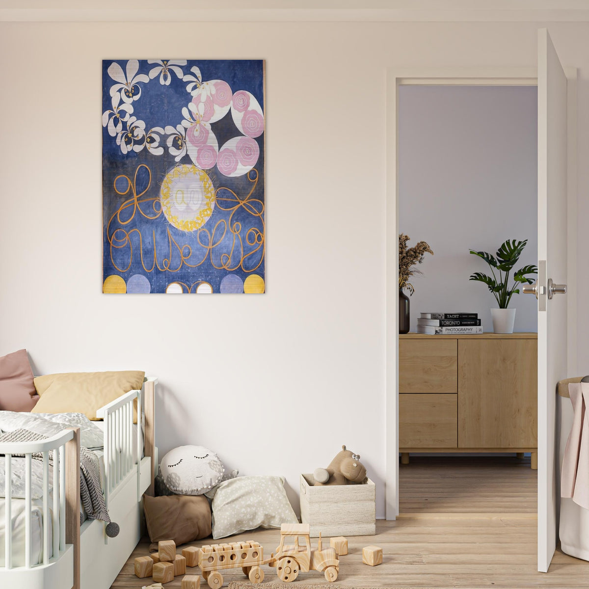 THE TEN LARGEST 1907 - Hilma af Klint Brushed Aluminum Print - 70x100 cm / 28x40 inches | Hilma af Klint Aluminum Print | Hilma af Klint Prints