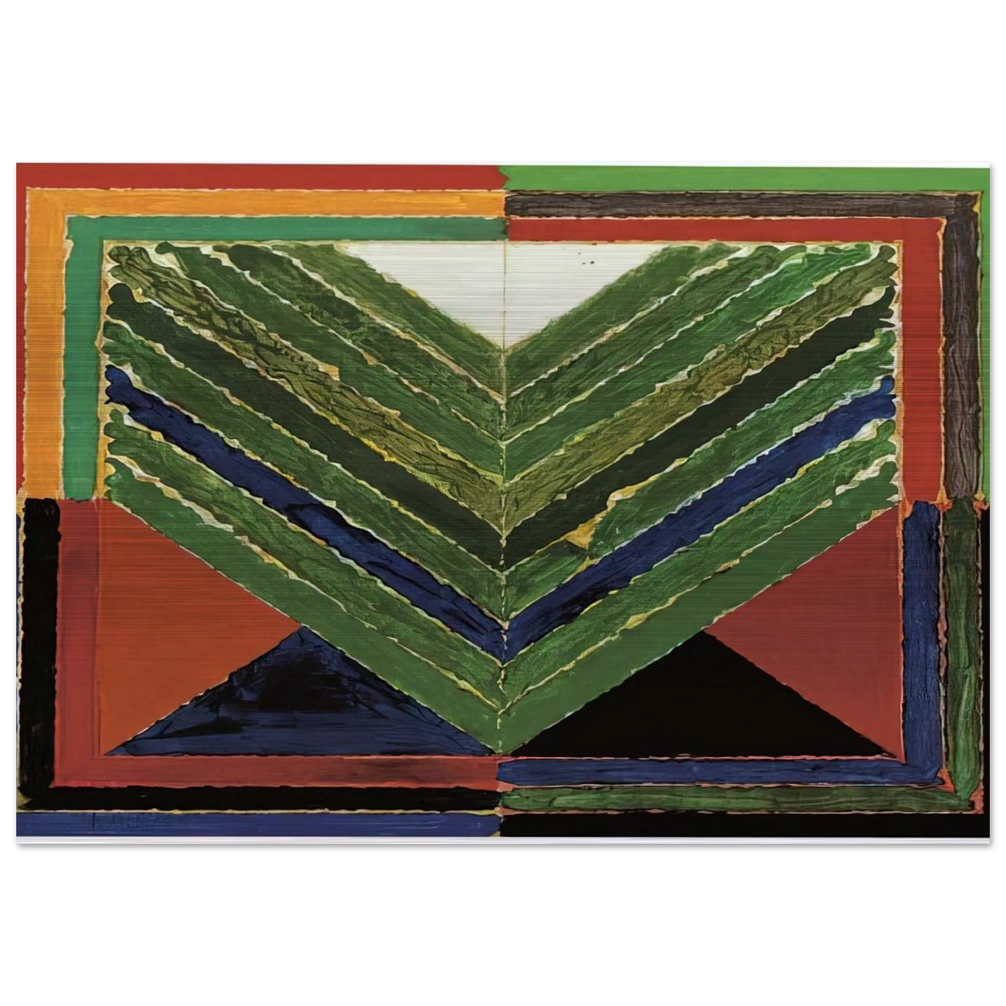 L'Arbre - Abstract Art - S. H. Raza Brushed Aluminum Print - 70x100 cm / 28x40 inches | S. H. Raza Aluminum Print | S. H. Raza Prints