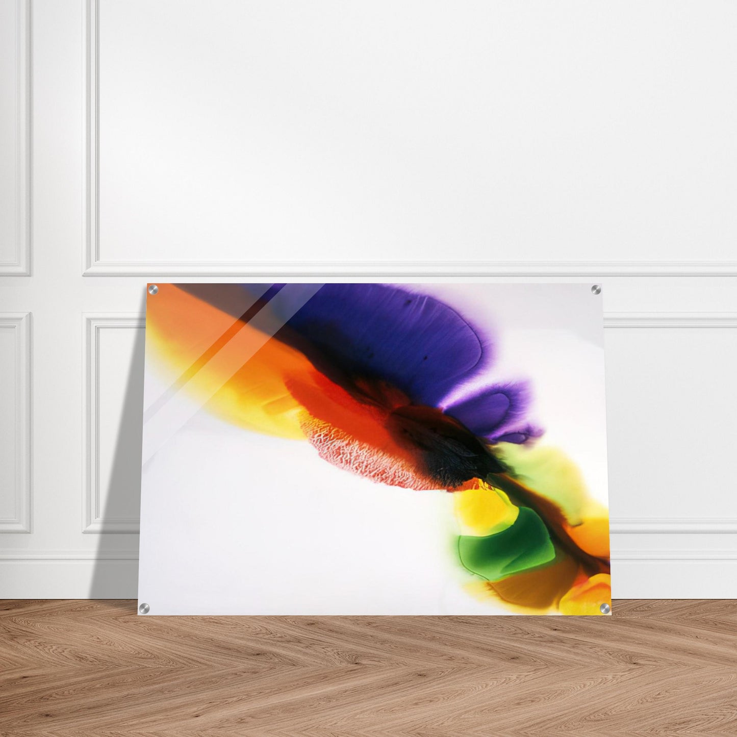 Phenomena Tibetan Flange - Paul Jenkins Acrylic Print - 70x100 cm / 28x40″ inches