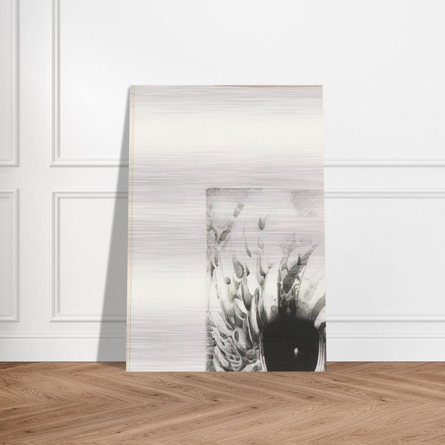 EIGHTH STONE 1968 - Lee Bontecou Brushed Aluminum Print - 70x100 cm / 28x40 inches | Lee Bontecou Aluminum Print | Lee Bontecou Prints