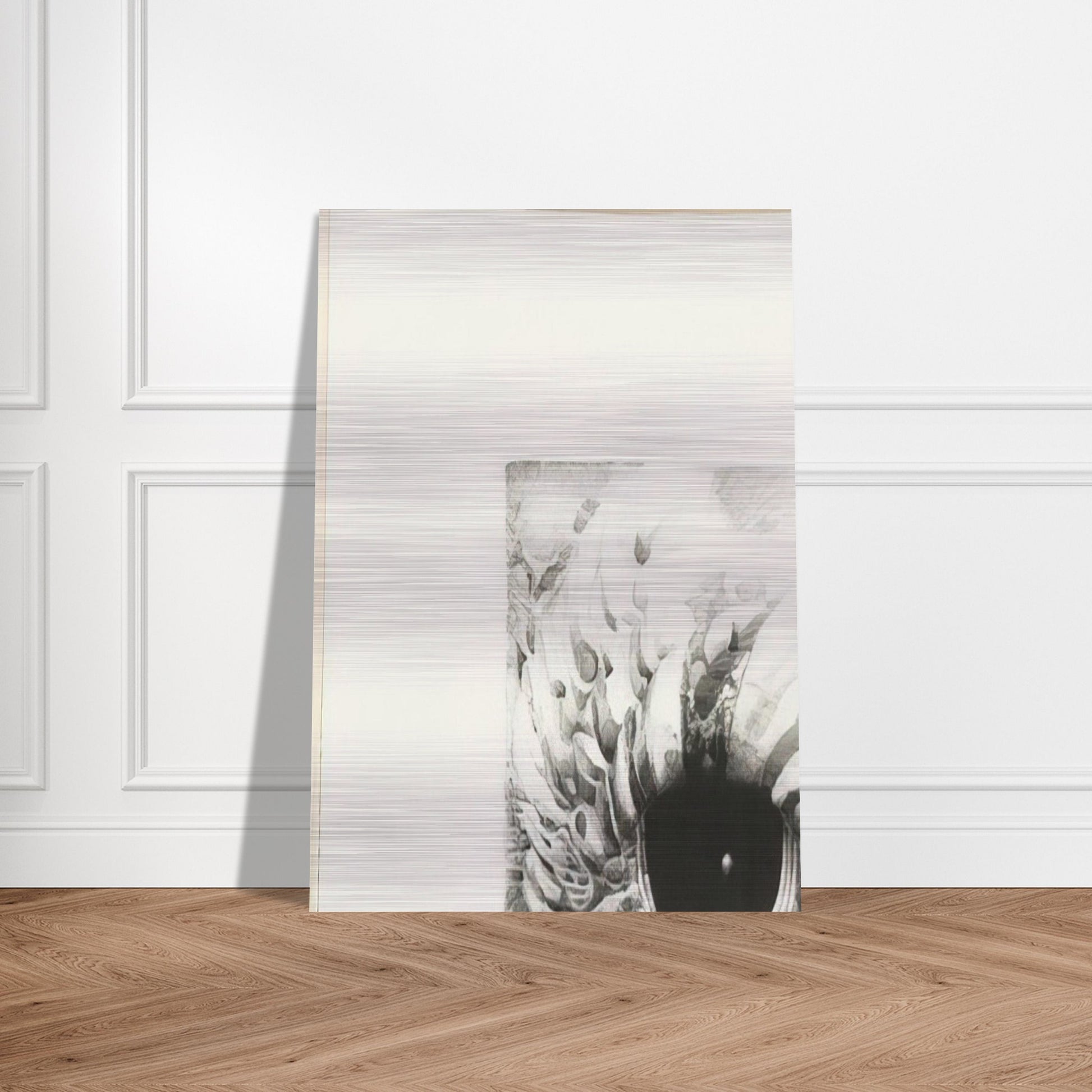 EIGHTH STONE 1968 - Lee Bontecou Brushed Aluminum Print - 70x100 cm / 28x40 inches | Lee Bontecou Aluminum Print | Lee Bontecou Prints