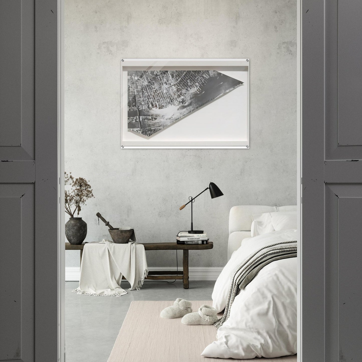 A Piece of Manhattan - Sol LeWitt Acrylic Print - 70x100 cm / 28x40″ inches