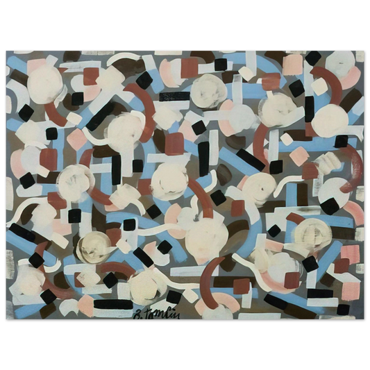 Alfred Manessier - Untitled - 1952  75x100 cm / 30x40inches Fine Art Poster