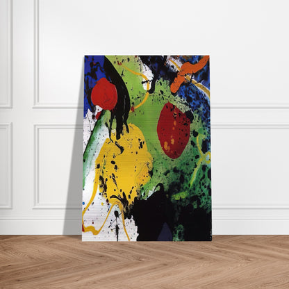 Untitled  SFP-89-57  - Sam Francis Brushed Aluminum Print - 70x100 cm / 28x40 inches | Sam Francis Aluminum Print | Sam Francis Prints