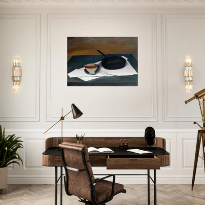 The Frying Pan - 1946 - William Scott Brushed Aluminum Print - 70x100 cm / 28x40 inches | William Scott Aluminum Print | William Scott Prints