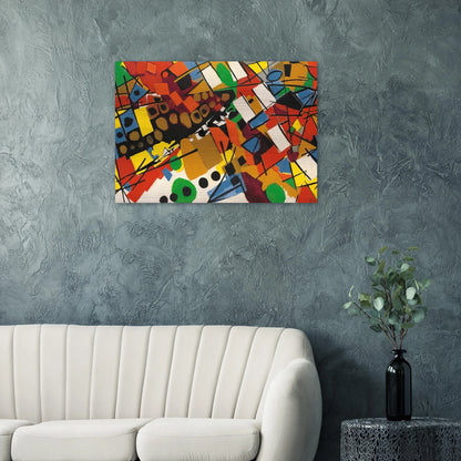 Pastorale - 1954 - Ernst Wilhelm Nay Brushed Aluminum Print - 70x100 cm / 28x40 inches | Ernst Wilhelm Nay Aluminum Print | Ernst Wilhelm Nay Prints
