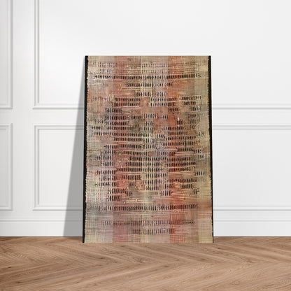DEVELOPMENT IN ROSE II 1952 - Anni Albers Brushed Aluminum Print - 70x100 cm / 28x40 inches | Anni Albers Aluminum Print | Anni Albers Prints