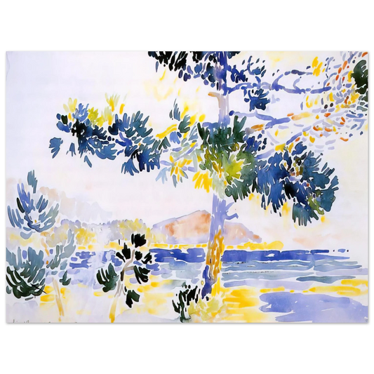 Henri-Edmond Cross - Saint-Clair Landscape  75x100 cm / 30x40inches Fine Art Poster