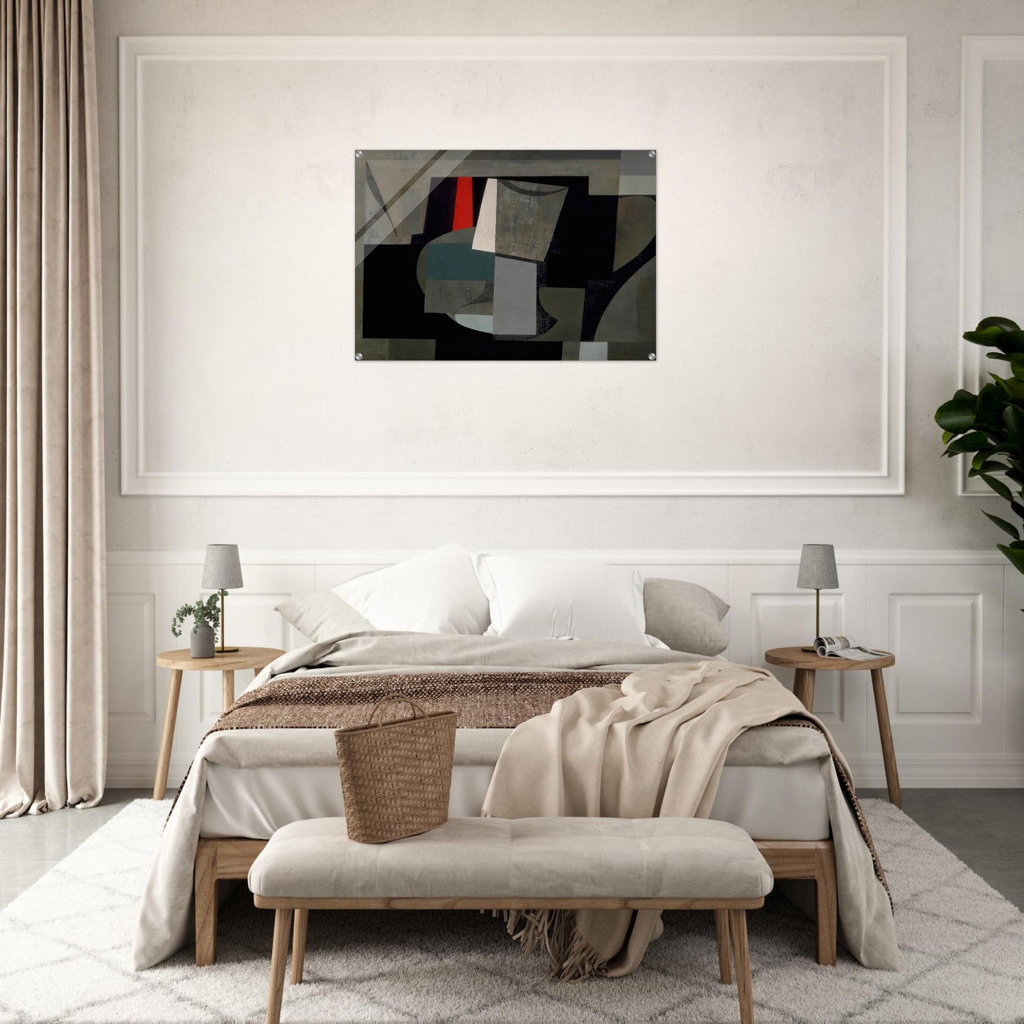 1934-6 painting - still life - 1936 - Ben Nicholson Acrylic Print - 70x100 cm / 28x40″ inches | Ben Nicholson Wall Art | Ben Nicholson Prints