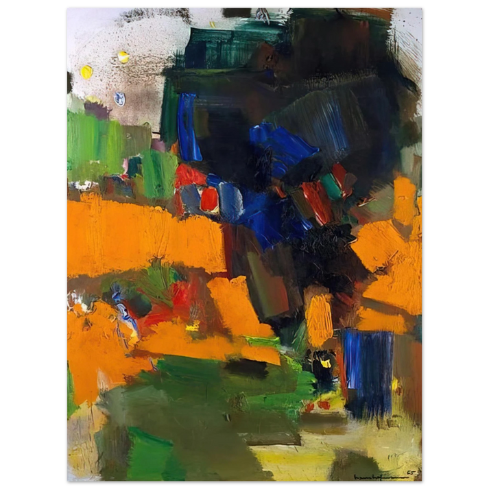 Hans Hofmann - Deep Within the Ravine  75x100 cm / 30x40inches Fine Art Poster