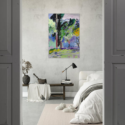 PAYSAGE A COLLIOURE 1905 - Henri Matisse Brushed Aluminum Print - 70x100 cm / 28x40 inches | Henri Matisse Aluminum Print | Henri Matisse Prints