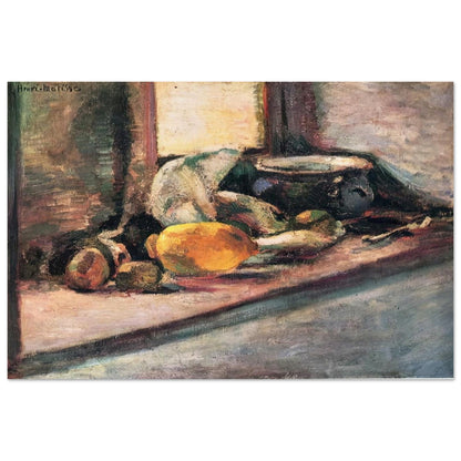 BLUE POT AND LEMON 1897 - Henri Matisse Art Prints - 100x150 cm / 40x60″ inches | Henri Matisse Poster | Henri Matisse Prints