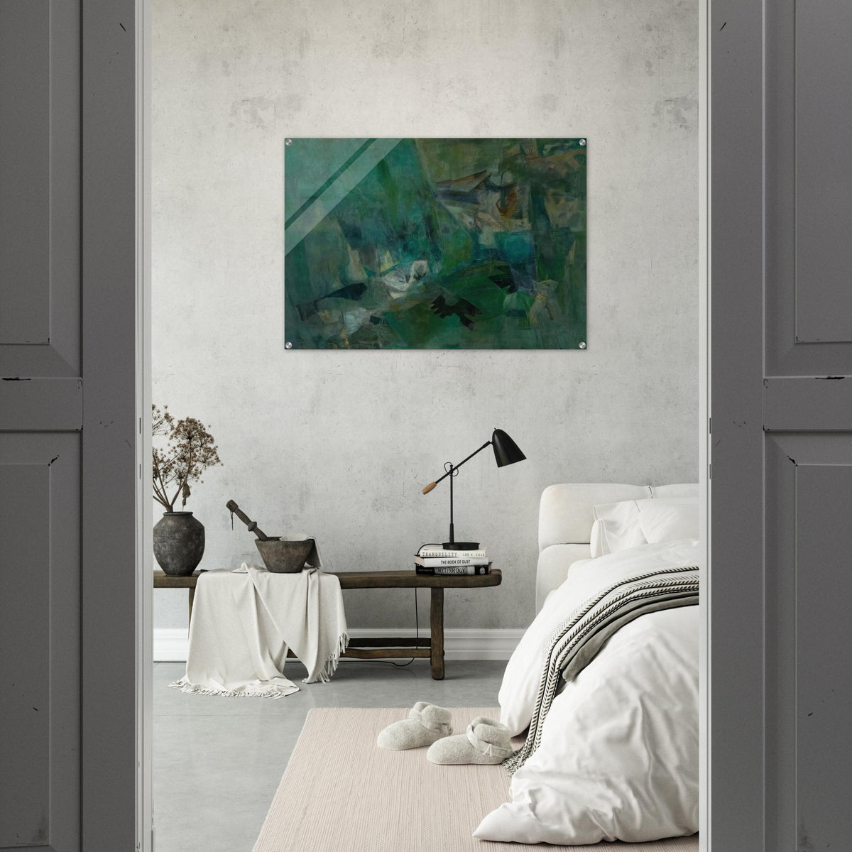 Untitled - 1960 - Nasreen Mohamedi Acrylic Print - 70x100 cm / 28x40″ inches