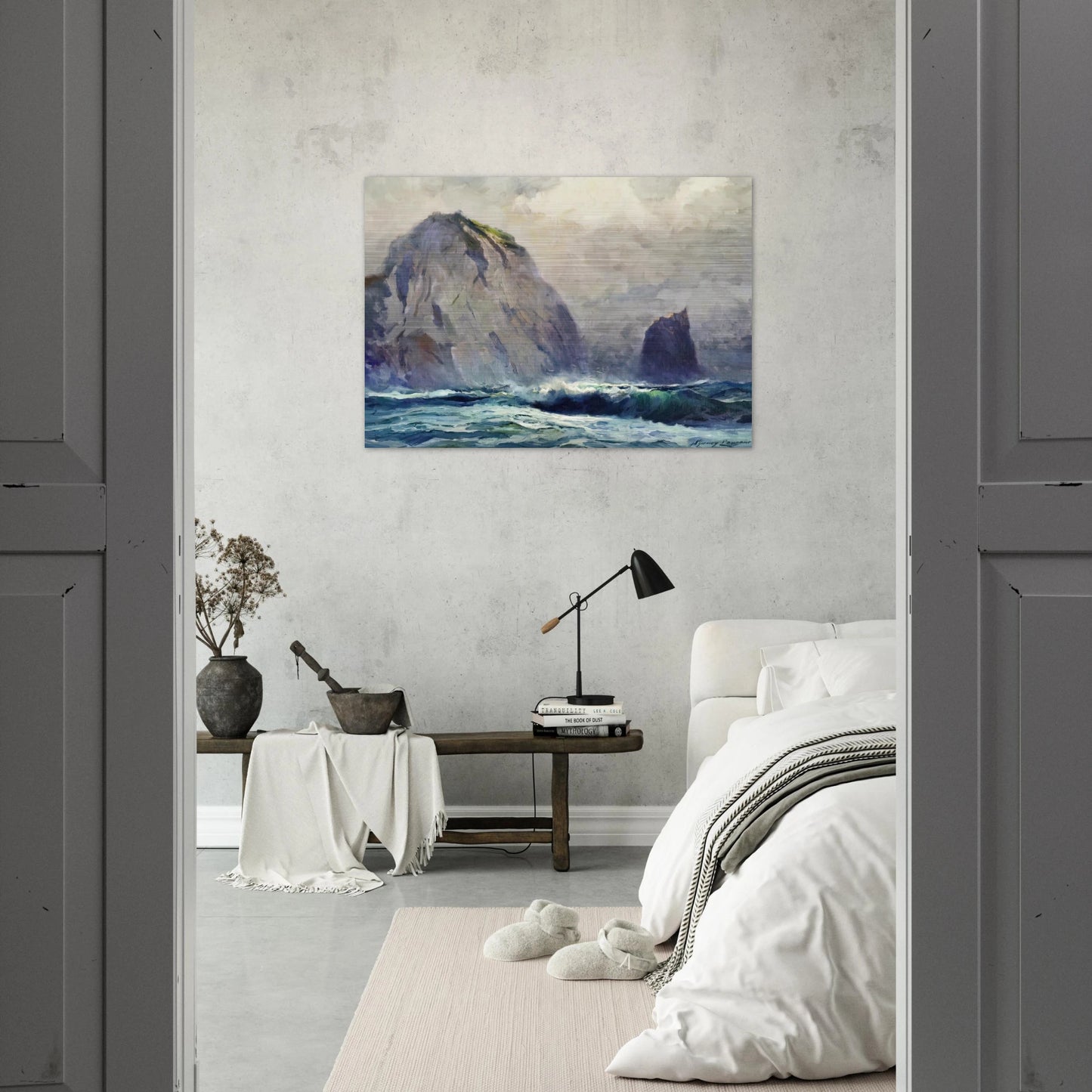 Cape St. Elias - 1928 - Sydney Laurence Brushed Aluminum Print - 70x100 cm / 28x40 inches | Sydney Laurence Aluminum Print | Sydney Laurence Prints
