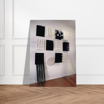 Amazonia Black and white - Neo-Concretism - Lygia Pape Brushed Aluminum Print - 70x100 cm / 28x40 inches | Lygia Pape Aluminum Print | Lygia Pape Prints