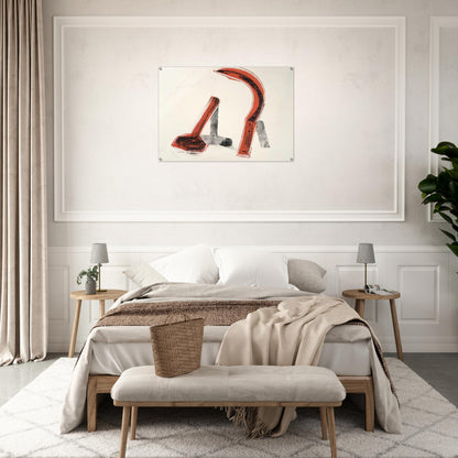 Hammer and Sickle - Andy Warhol Acrylic Print - 70x100 cm / 28x40″ inches