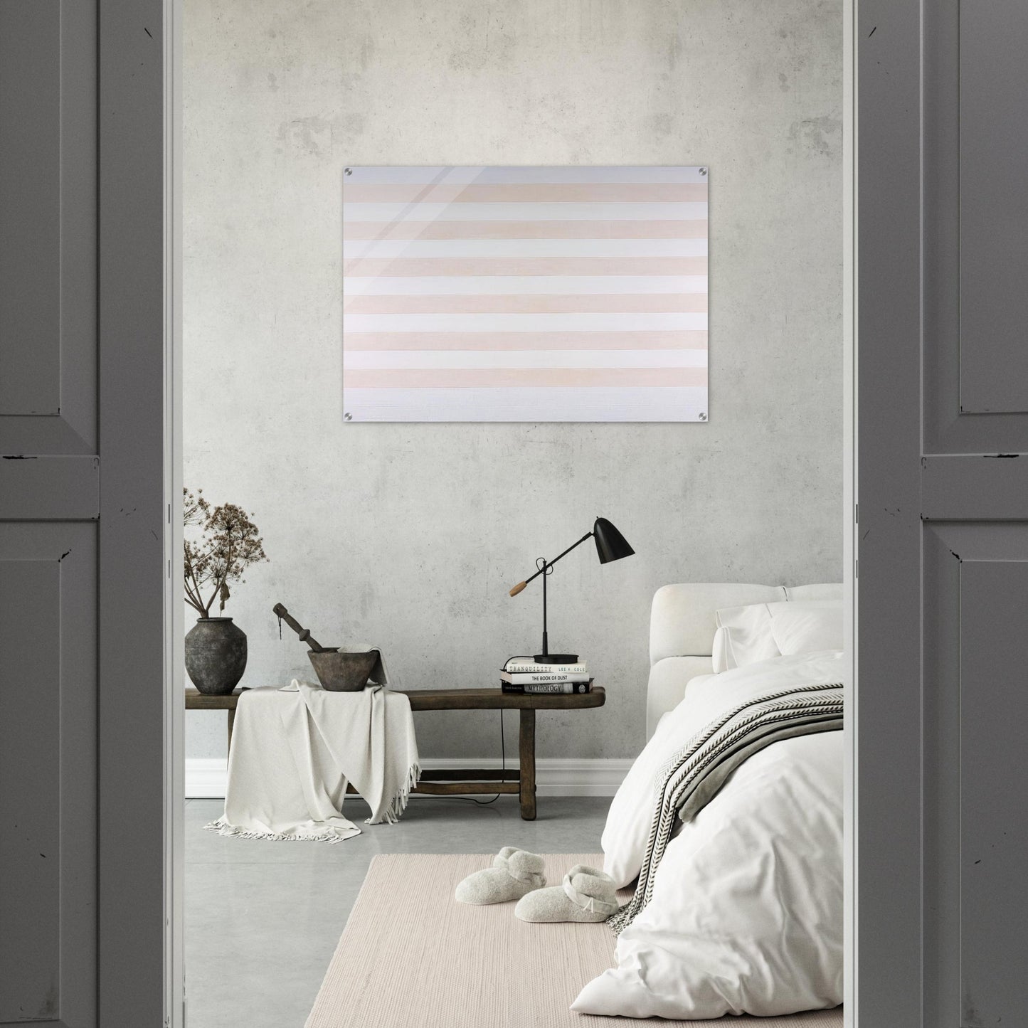 Happy Holiday - Agnes Martin Acrylic Print - 70x100 cm / 28x40″ inches