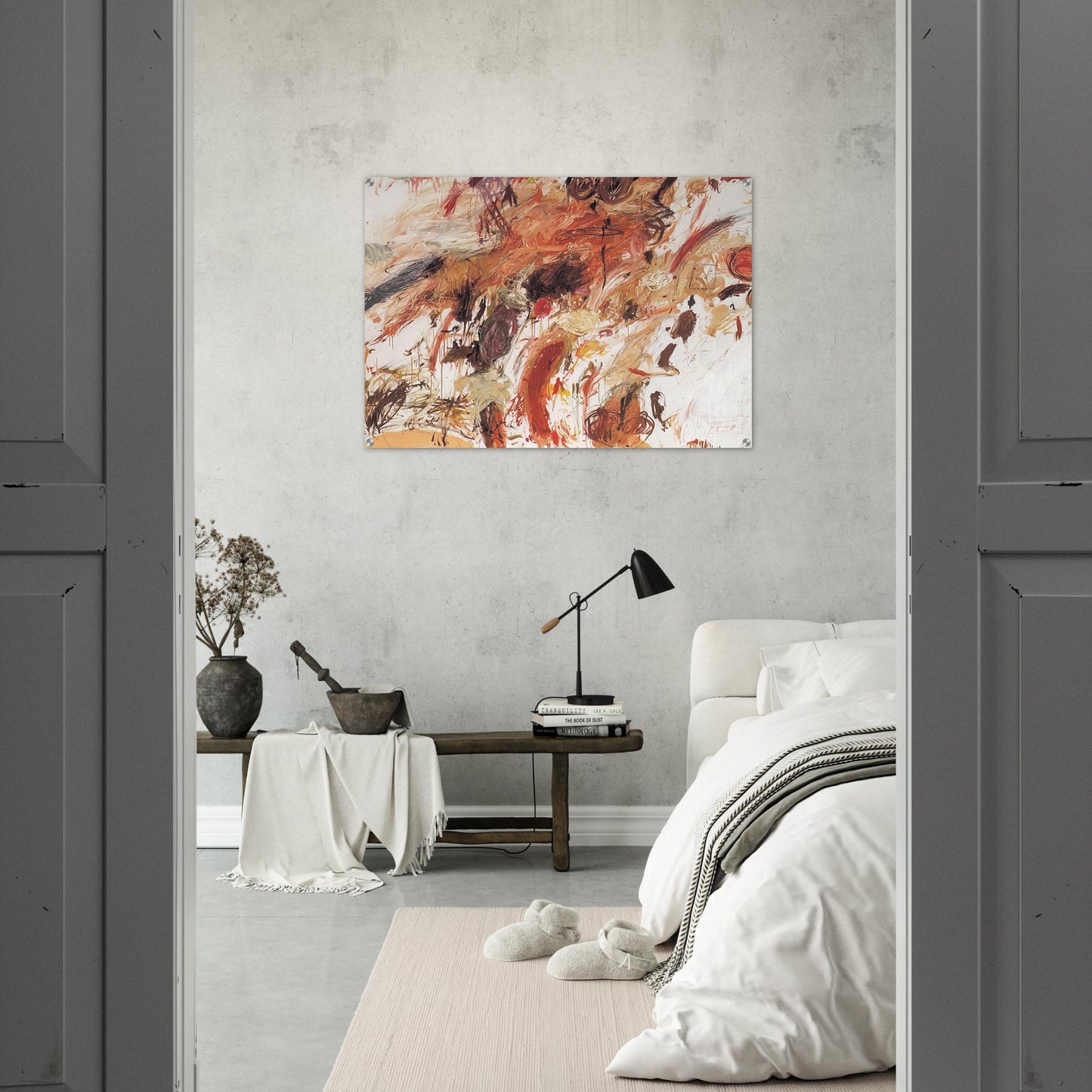Ferragosto V - Cy Twombly Acrylic Print - 70x100 cm / 28x40″ inches | Cy Twombly Wall Art | Cy Twombly Prints