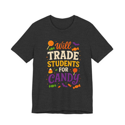 Ich tausche Schüler gegen Süßigkeiten – Lehrer-T-Shirt für Halloween – Niedliches Halloween-Kostüm