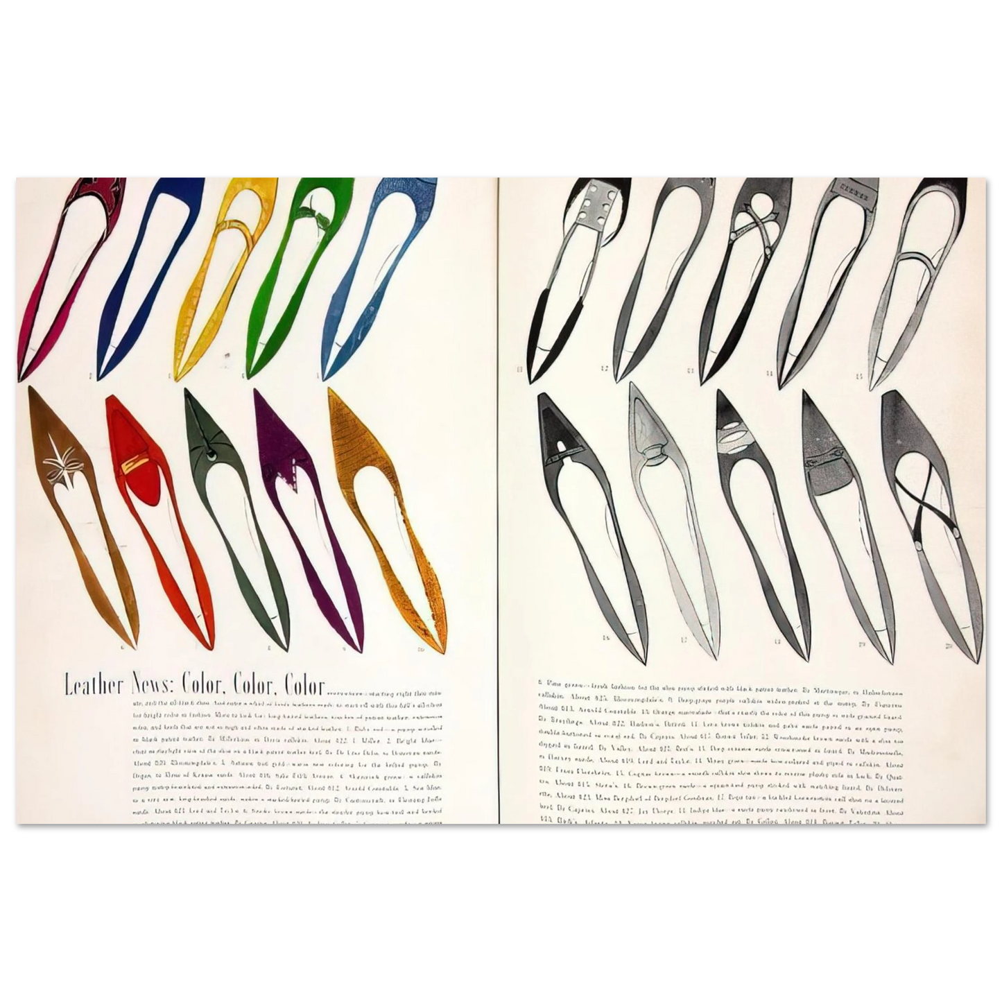 Andy Warhol - Shoe Advertisement for I.Miller  Harper's Bazzar  Fine Art Poster